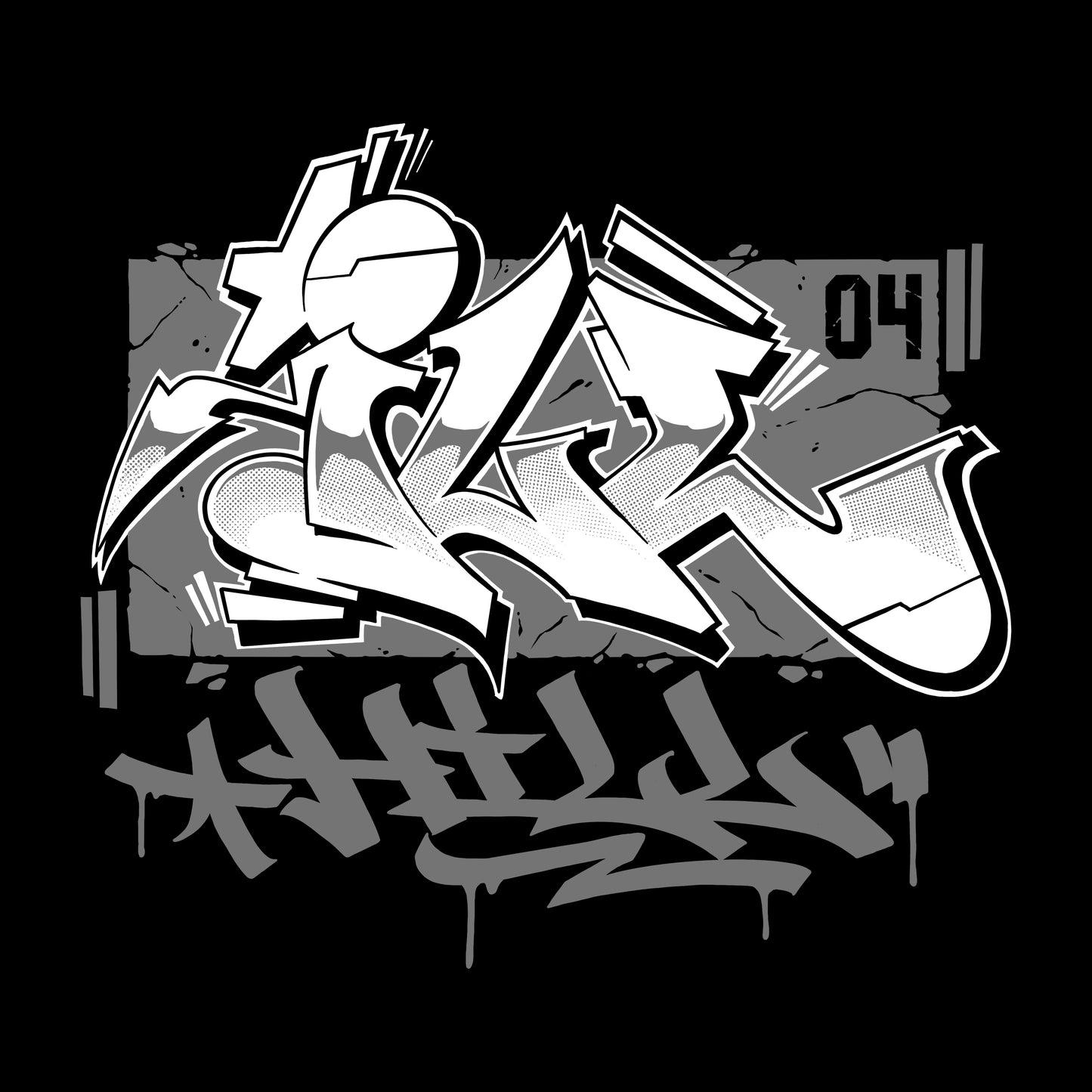 Hoodie Artist Collab #37 /w BIG MORA