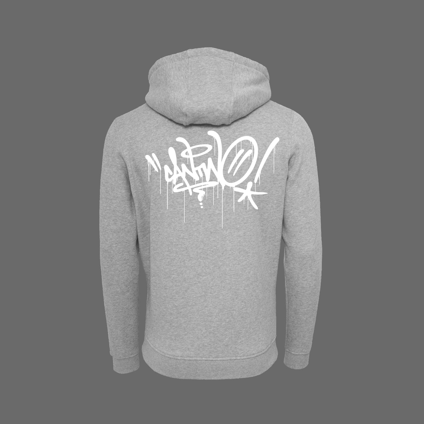 Can2 Drip-Tag Hoodie GREY