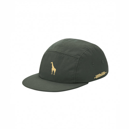 Giraffe Nylon 5 Panel Cap olive Green