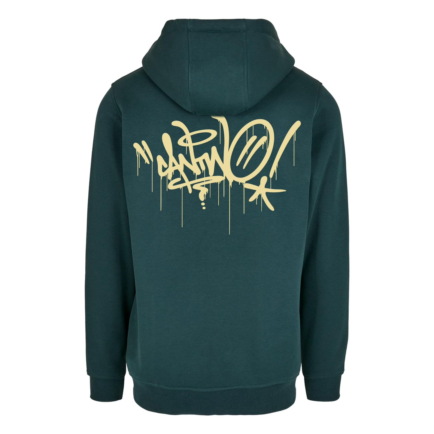 Bottle Green Can2 Tag Hoodie