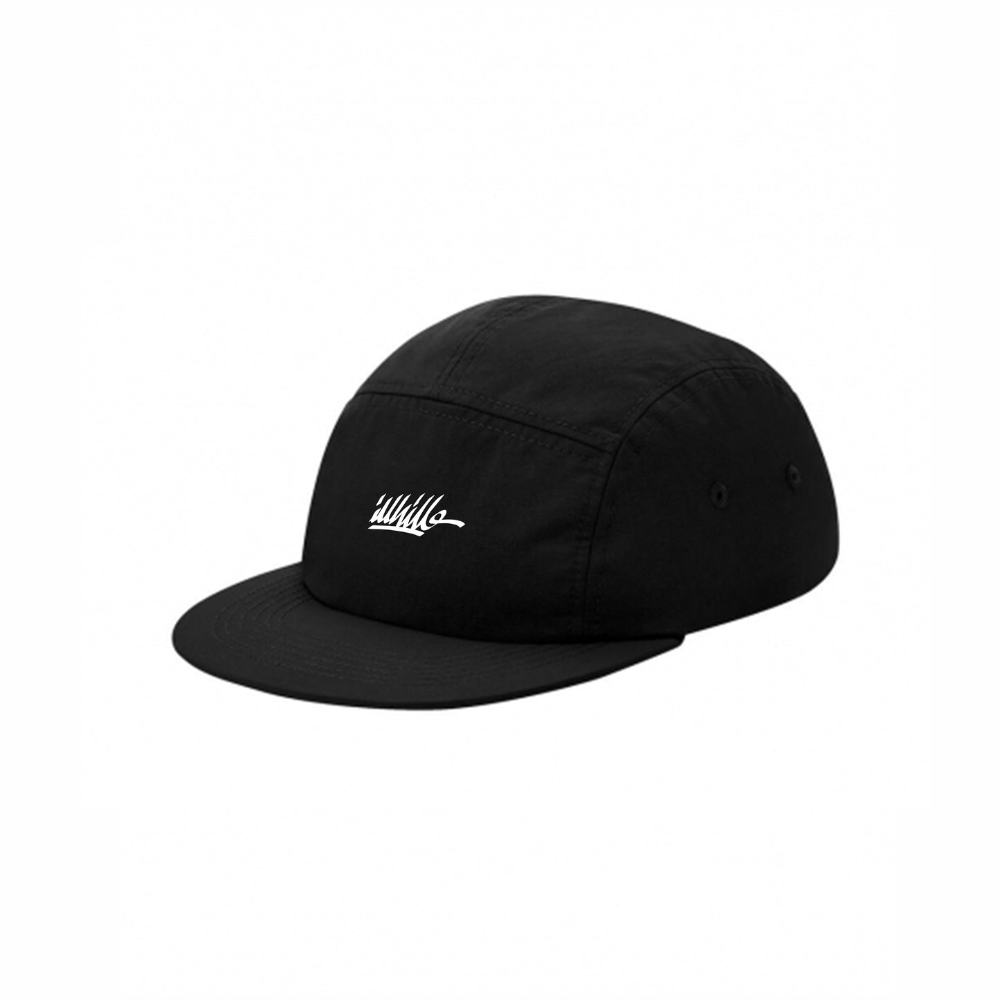 Tag Nylon 5 Panel Cap Black