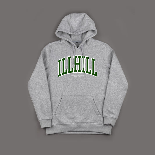 Two Tone College Hoodie Green