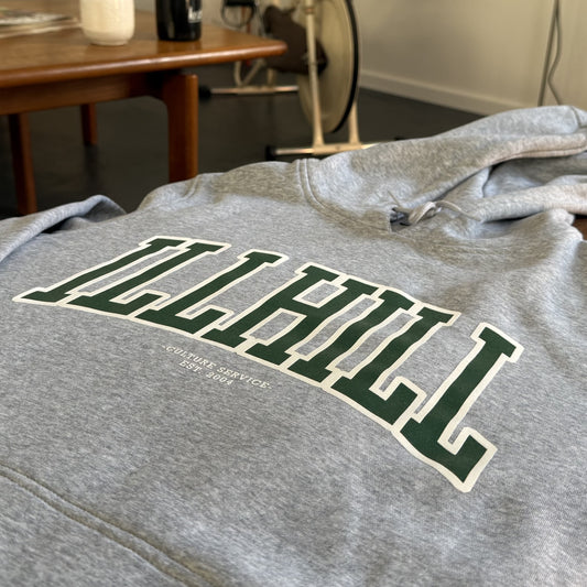 Two Tone College Hoodie Green