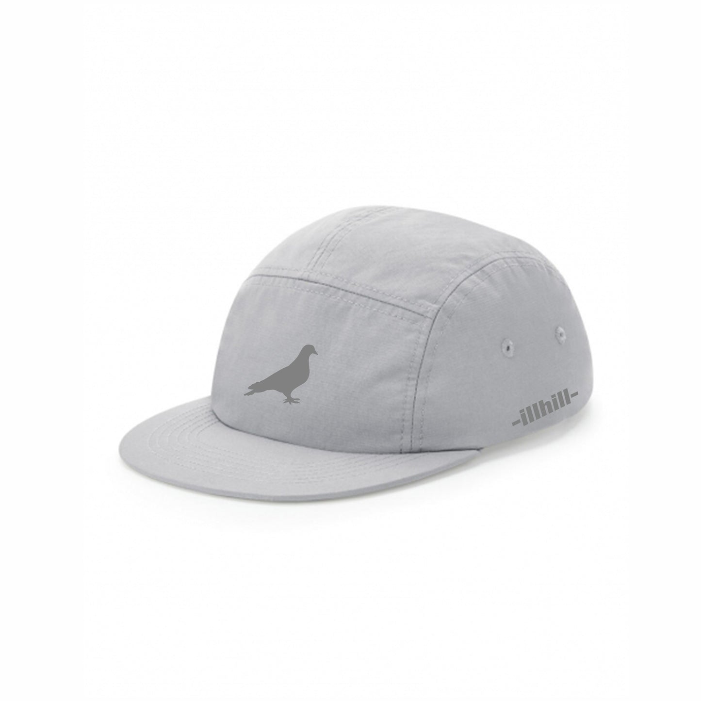 Pigeon Nylon 5 Panel Cap Grey