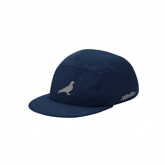 Pigeon Nylon 5 Panel Cap NAVY BLUE